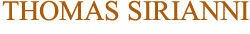 Tommy Sirianni Logo